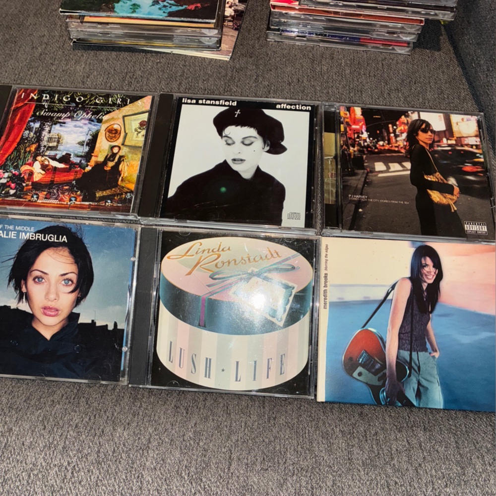 Female Rock CD Lot (6) Stansfield PJ Harvey Ronstadt Brooks Imbruglia Indigo Gir